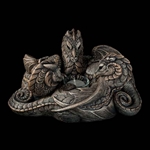 Trio of Dragons Candlelamp