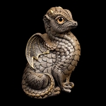 Fledgling Dragon Sculpture in Stone