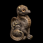 Baby Dragon Statue in Stone