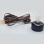 Electric Votive Lamp Brown Cord