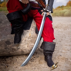 Curved Cutlass Long Sword - LARP Foam - 39 in