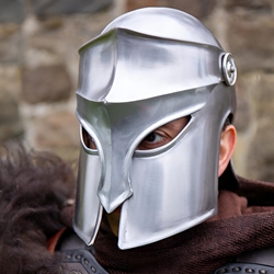 Corinthian Helmet - Polished Steel