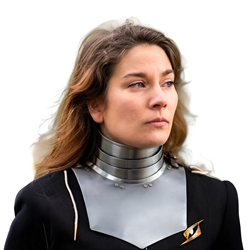 Landsknecht Gorget - Polished Steel