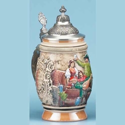 Barrel Stein From Germany 143-3015