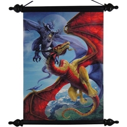 Slash and Burn Art Scroll