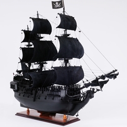 Black Pearl Pirate Ship - 35 inch Wooden Scale Model