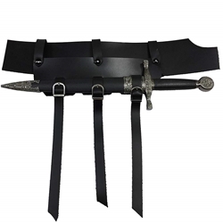 Ambidextrous Backdraw Leather Dagger Frog