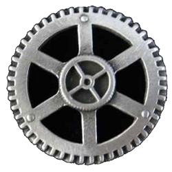 Steampunk Gear Button 107.1068