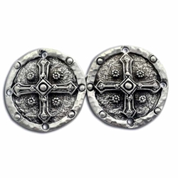 Medieval Cross Cloak Clasp