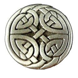 Celtic Triskelion Knot Button 107.1264
