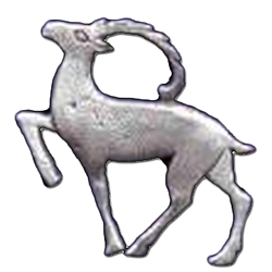 Nordic Deer Pewter Pin 116.0682