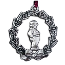 Dutch Boy Christmas Wreath Christmas Ornament 119.0517