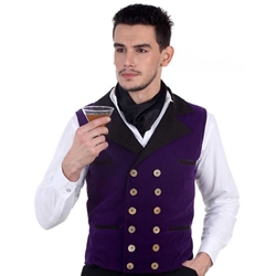 Violet Velvet Vest