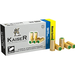 9mm Blanks for 9mm PAK Semi-Auto and Auto Guns