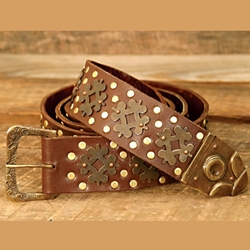 Medieval Long Leather Belt 26-200672