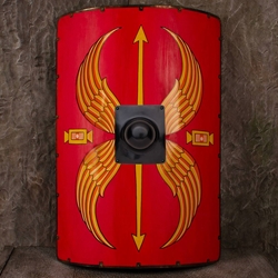 Wide Roman Scutum w/ Rectangular Boss