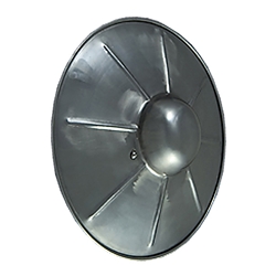 Fluted Steel Buckler 12in AB0123