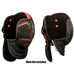 HEMA Leather Mask Overlay S/M - Red Dragon Armoury