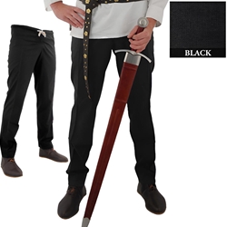 Medieval Hose, Black, Medium