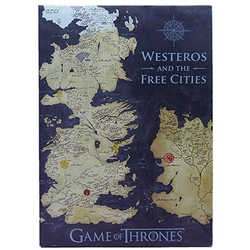 Game of Thrones Coloured Map Canvas Banner 291-CALWFXMAP