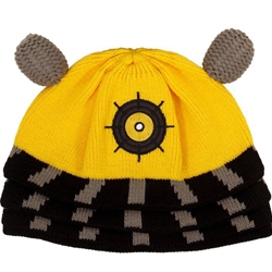 Doctor Who Yellow Dalek Beanie Hat
