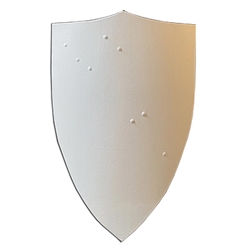 Crest Top Heater Shield Blank - White - 22" x 34"