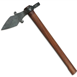 Fleur-De-Lys Tomahawk - Antiqued Steel Pipe,Fleur-De-Lys Tomahawk