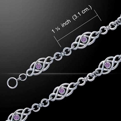 Celtic Knots Silver Bracelet 52-TBG097