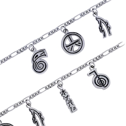 Reiki Symbols Sterling Silver Bracelet TBL097