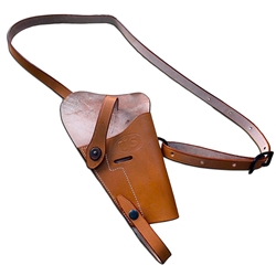 US M3 Leather Shoulder Holster for M1911A1 .45 - Russet WWII Repro