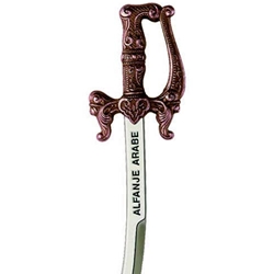 Arabian Scimitar Cutlass Letter Opener by Marto 56-M210