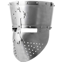 Crusader Flat Top Helmet 16Ga Large 58-0035
