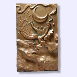 Water Wall Collage Plaque 64-ZW
