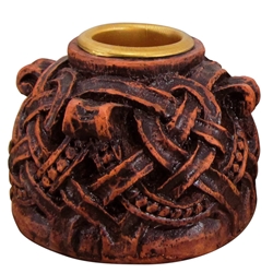 Celtic Knotwork Candleholder – Single Taper Size