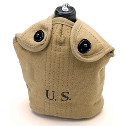 ,US M1910 Canvas Cover for WWII Repro Canteen,US M1910 Canvas Canteen Cover WWII Repro 803149