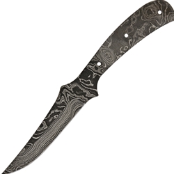 Alabama Damascus Steel - Damascus Knife Blade ADS014