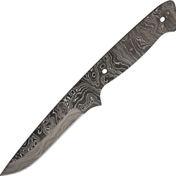 Alabama Damascus Steel - Damascus Knife Blade ADS053