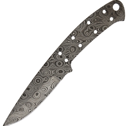 Alabama Damascus Steel - Damascus Knife Blade ADS088