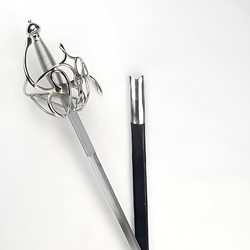 Deepeeka Swept Basket Hilt Rapier