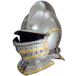 Burgonet Helmet with Falling Buffe Visor - 16th C.,Burgonet Helmet
