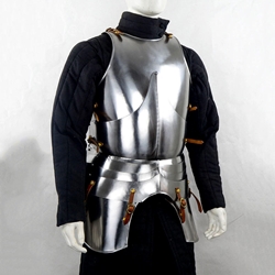 15th Century Foot Soldier Cuirass,15th Century Gothic Torso Armor with Tassets – 18 Gauge