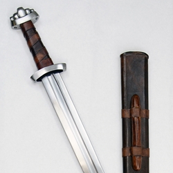 Five-Lobe Viking Sword with Suspension Loop Scabbard,Five Lobe Viking Sword