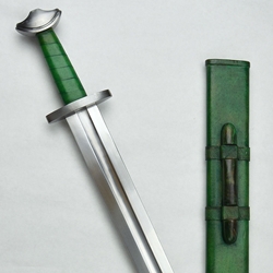 Viking Temple Sword - Stage Combat Version - Green Grip,Viking Temple Sword AH-6965