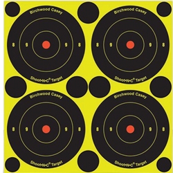 Birchwood Casey - Shoot-NC 3in Bulls Eye Target BDC34375