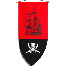 Pirate Ship Banner BP-22