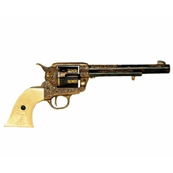 Colt 45 Peacemaker Engraved Model Non Firing Revolver Replica,Colt 45 Peacemaker Engraved Model Non Firing Revolver FD1281L