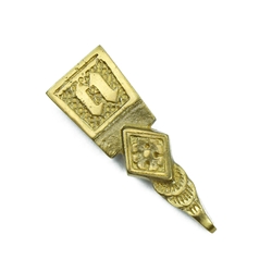 Medieval Brass Belt Chape
