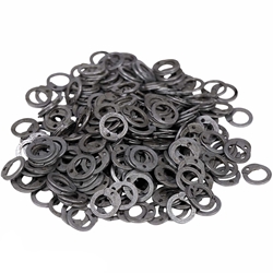 Loose Chainmail Rings - Mild Steel Flat Ring Dome Riveted 6mm