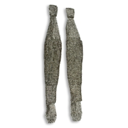 Chainmail Leggings - Alternating Dome Riveted Flat Rings - Stainless Steel