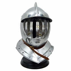 17th Century Burgonet Close Helmet